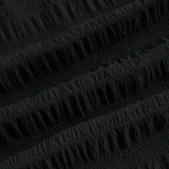 SHEIN Curve Dress Black Drop Waist Flounce Hem EZwear Size 4X NEW - Picture 5 of 10